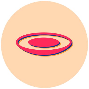 Tabak. Web simgesi basit illüstrasyon