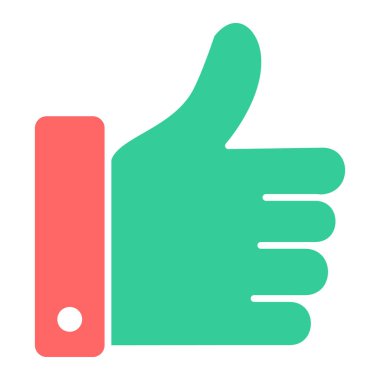 Başparmağını kaldır. Basit resimleme