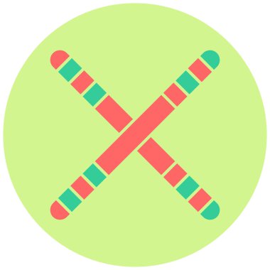 toya simgesi, basit tasarım vektör çizimi