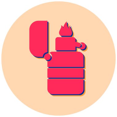 Yangın söndürücüsü. Web simgesi