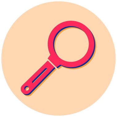 büyütme cam vektör simgesi