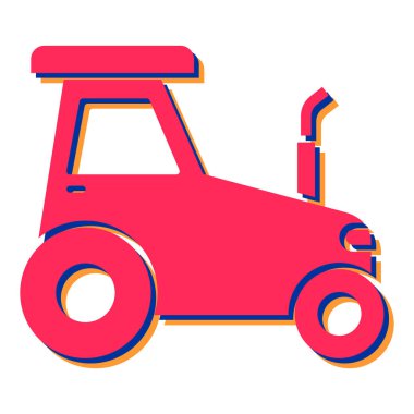 araba taşıma simgesi vektör çizimi tasarımı