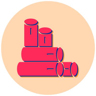 Fıçı. Web simgesi basit tasarım