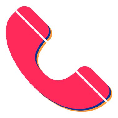 Saplı bir kırmızı ve beyaz simgenin vektör illüstrasyonu