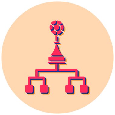 Geliştirme ve proje için iş yönetimi dairesi simgesi