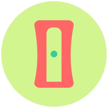 Kalem Keskinleştirici simgesinin vektör illüstrasyonu