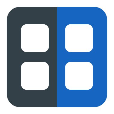 kare simge vektör illüstrasyonu