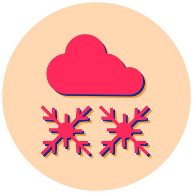 Hava durumu. Web simgesi basit illüstrasyon