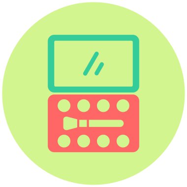 Göz Gölgesi simgesinin vektör illüstrasyonu