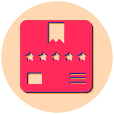 Bilet. Web simgesi basit illüstrasyon