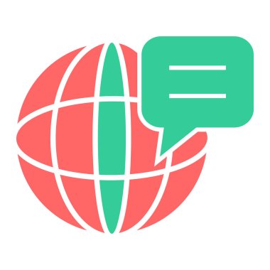 sohbet balonu vektör simgesi