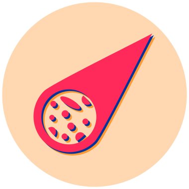 pizza. Web simgesi basit tasarım