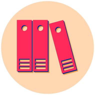 Dosya Dizinleri. Basit illüstrasyon