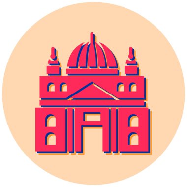 Bina. Web simgesi basit tasarım