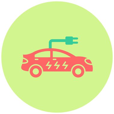 - Araba. Web simgesi basit illüstrasyon