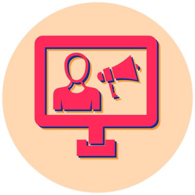 seo modern simgesinin vektör illüstrasyonu