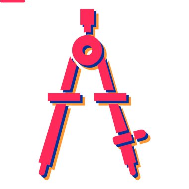 Modern bir ikon. vektör illüstrasyonu