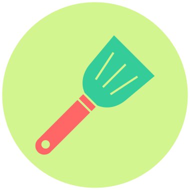 Spatula ikonu. vektör illüstrasyonu
