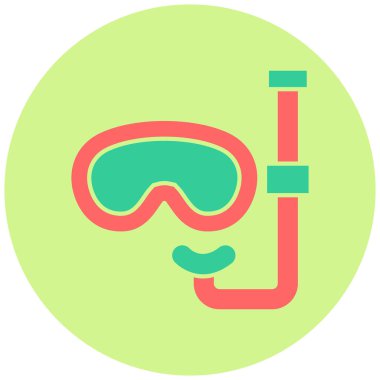 Tüplü dalış. Web simgesi