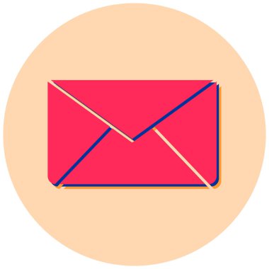 E- posta simgesi vektör illüstrasyonu