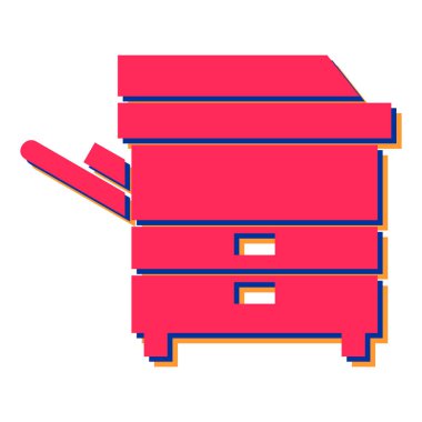 Ahşap çekmece simgesi. beyaz arkaplanda izole edilmiş web tasarımı için mobilya vektör simgelerinin çizgi filmi