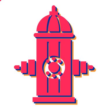 Modern ve şehir simgesinin vektör çizimi. Kullanılacak tarafı korumak için uygun ve kamp sembolü