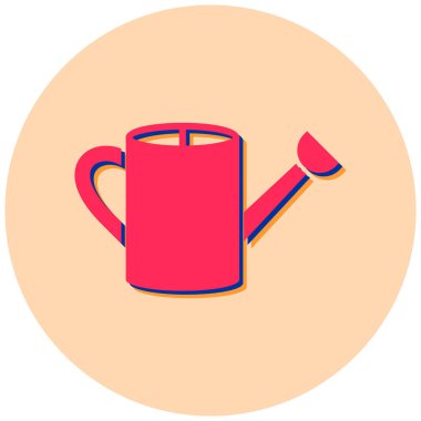 Moda tarzı izole edilmiş arkaplanda sulama simgesi