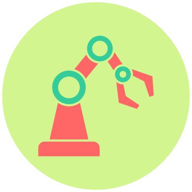 Robotik Kol simgesinin vektör çizimi