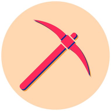 Balta simgesinin vektör illüstrasyonu