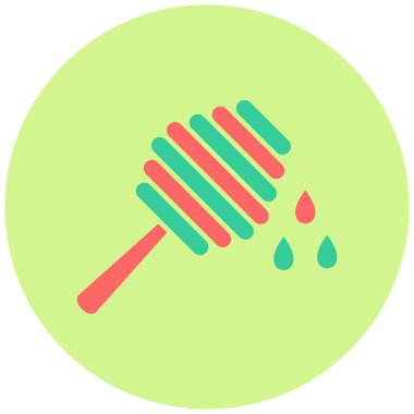 Tatlım. Web simgesi basit illüstrasyon