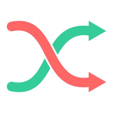 Ok. Web simgesi basit illüstrasyon