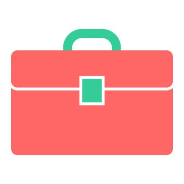 Çanta. Web simgesi basit tasarım