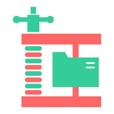 Bina. Web simgesi basit illüstrasyon