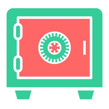 güvenli düz vektör simgesi