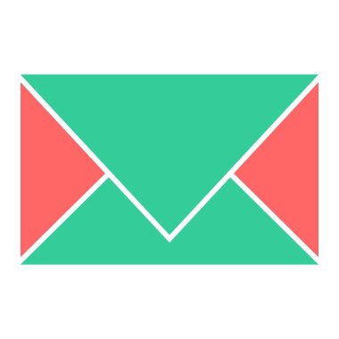 zarf simgesi vektör illüstrasyonu