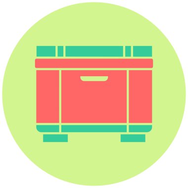 Dondurucu. Web simgesi basit illüstrasyon