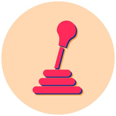 Aktarım iğnesinin düz simgesi