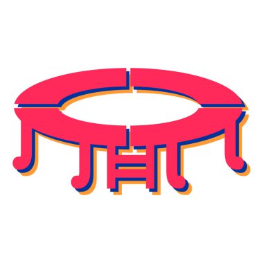 Vektör illüstrasyonu, simge ögesi arkaplanı