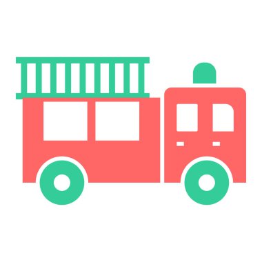 Otobüs. Web simgesi basit illüstrasyon