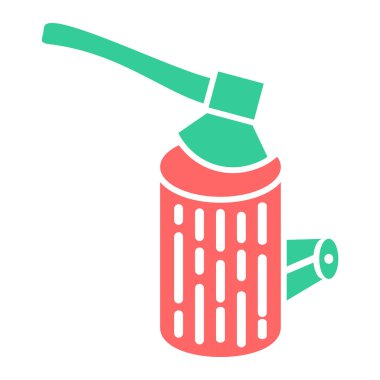 Çizgi film balta simgesinin vektör çizimi