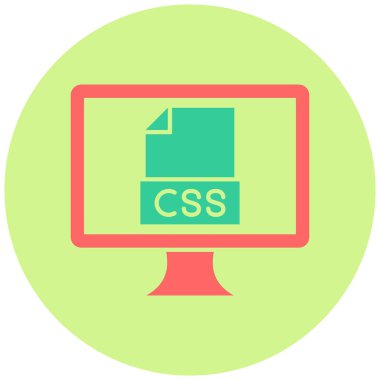 dosya biçimi simgesi, vektör illüstrasyonu