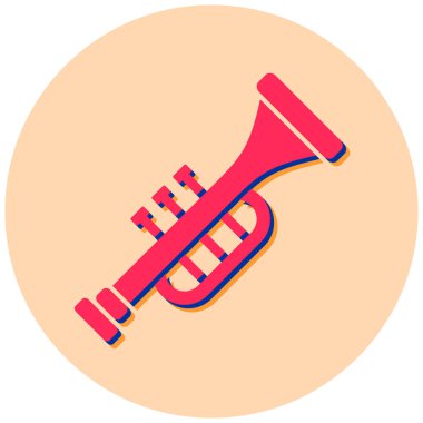 Müzik. Web simgesi basit tasarım