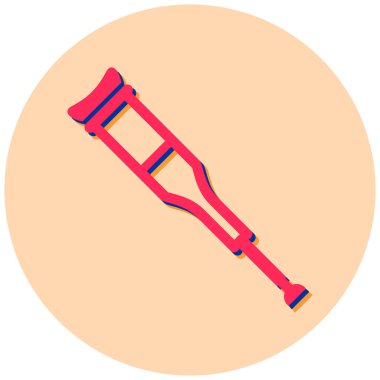 Bir beyzbol ikonunun vektör illüstrasyonu