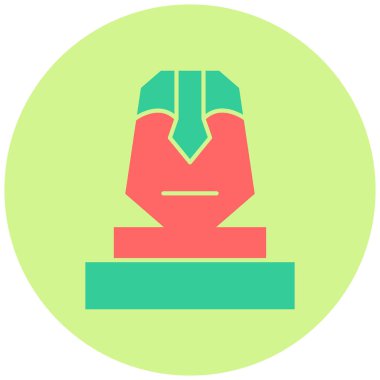 Moai simgesinin vektör illüstrasyonu