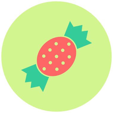 - Şeker. Web simgesi basit illüstrasyon