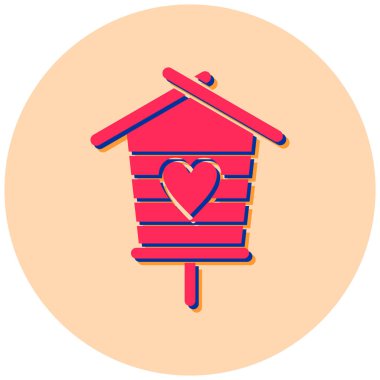 ev vektörü simgesi modern basit illüstrasyon