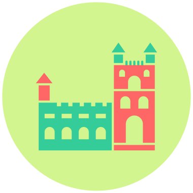 Kale kulesi. Basit tasarım