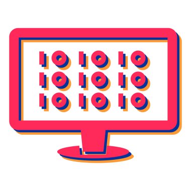 Beyaz arkaplanda izole edilmiş modern simgenin vektör illüstrasyonu 