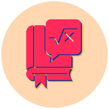 kitap simgesi vektör illüstrasyonu