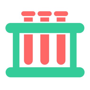 test tüpleri vektör simgesi